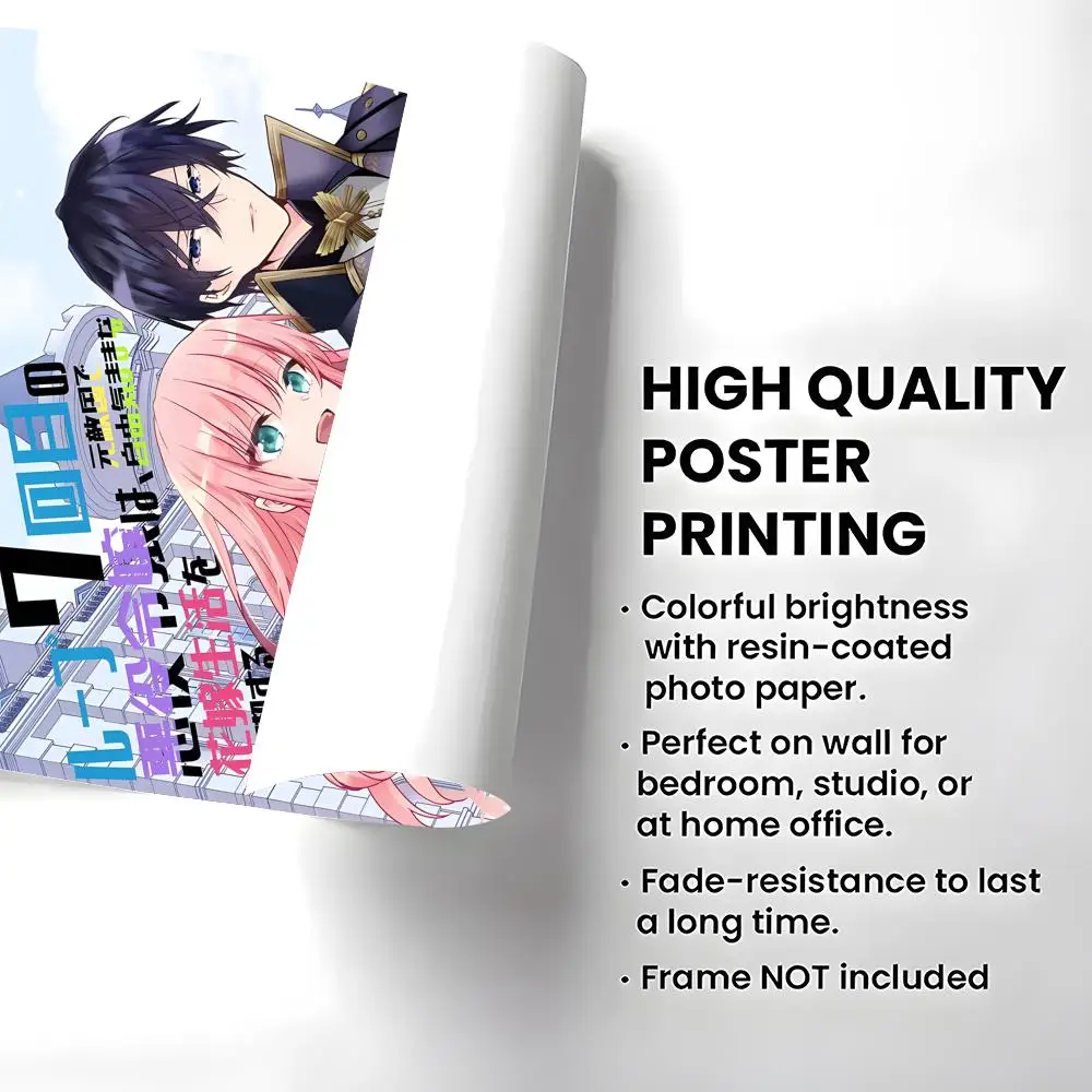 Light Novel 7th Time Loop Poster High-definition  poster stickers, suitable for bedroom, living room, home decoration