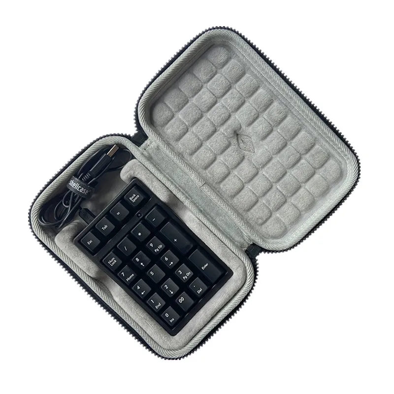 Caixa de armazenamento para leopold fc210tp pd numpad saco para filco tkpad usb 22-chave externo numérico teclado estojo de transporte