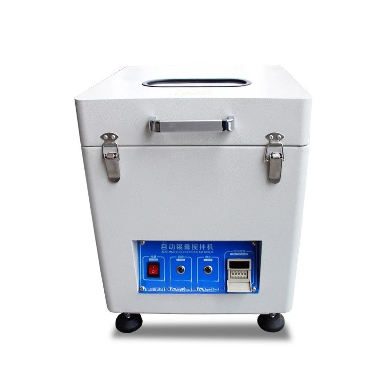 

Automatic solder paste mixing