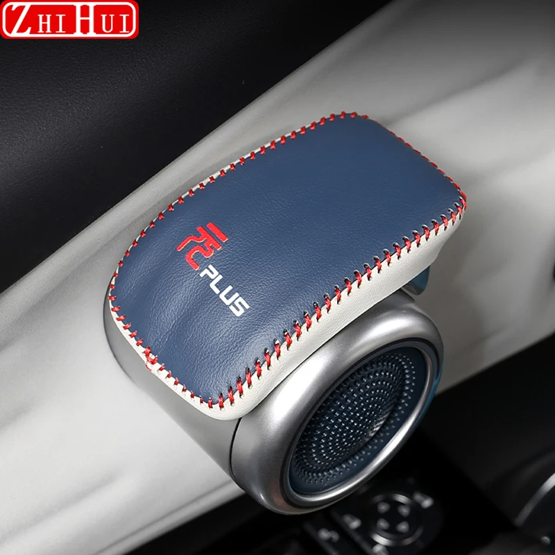 

For BYD Atto 3 Yuan Plus 2022 2023 Car Styling Interior Door Handle Sleeve Cover Pad Handrail Cover PU Leather Auto Accessories