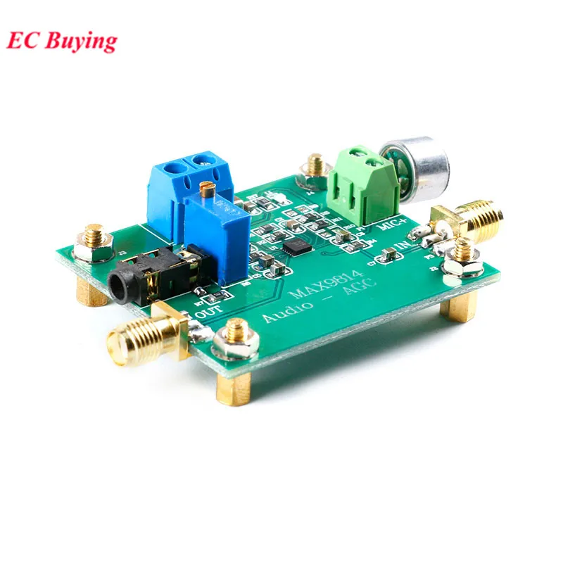 MAX9814 Audio AGC Module Microphone Amplifier Board VGA Sensor Pickup MIC Microphone Sound Low Frequency Band Automatic Gain