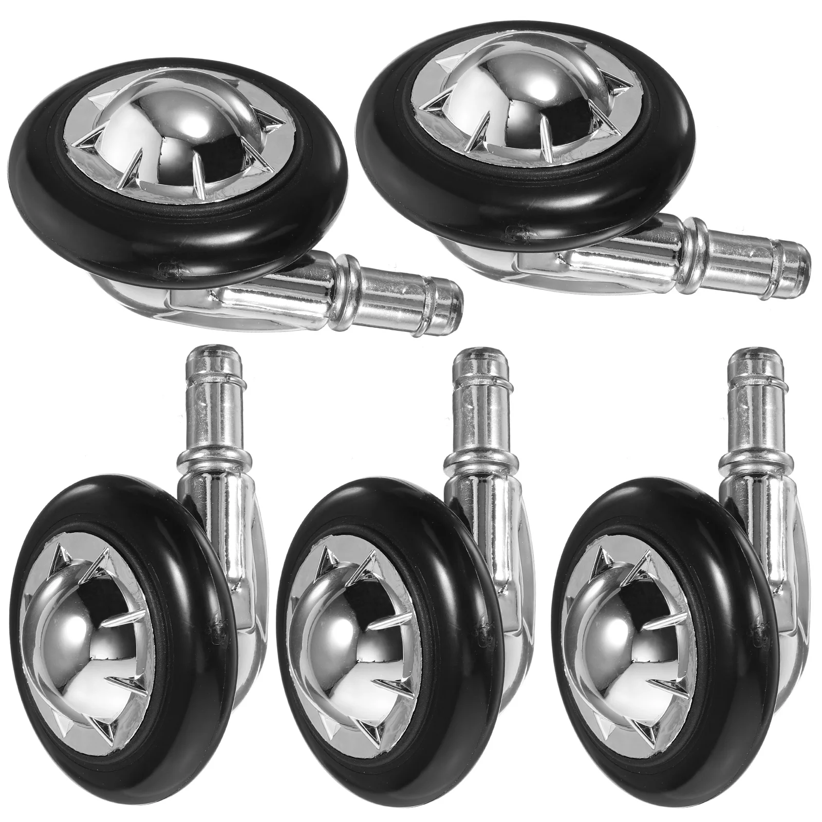 

5pcs Heavy Castor Wheels for Furniture Chairs Office Supplies PVC Aluminum Swivel Office Furniture Casters Caster Set