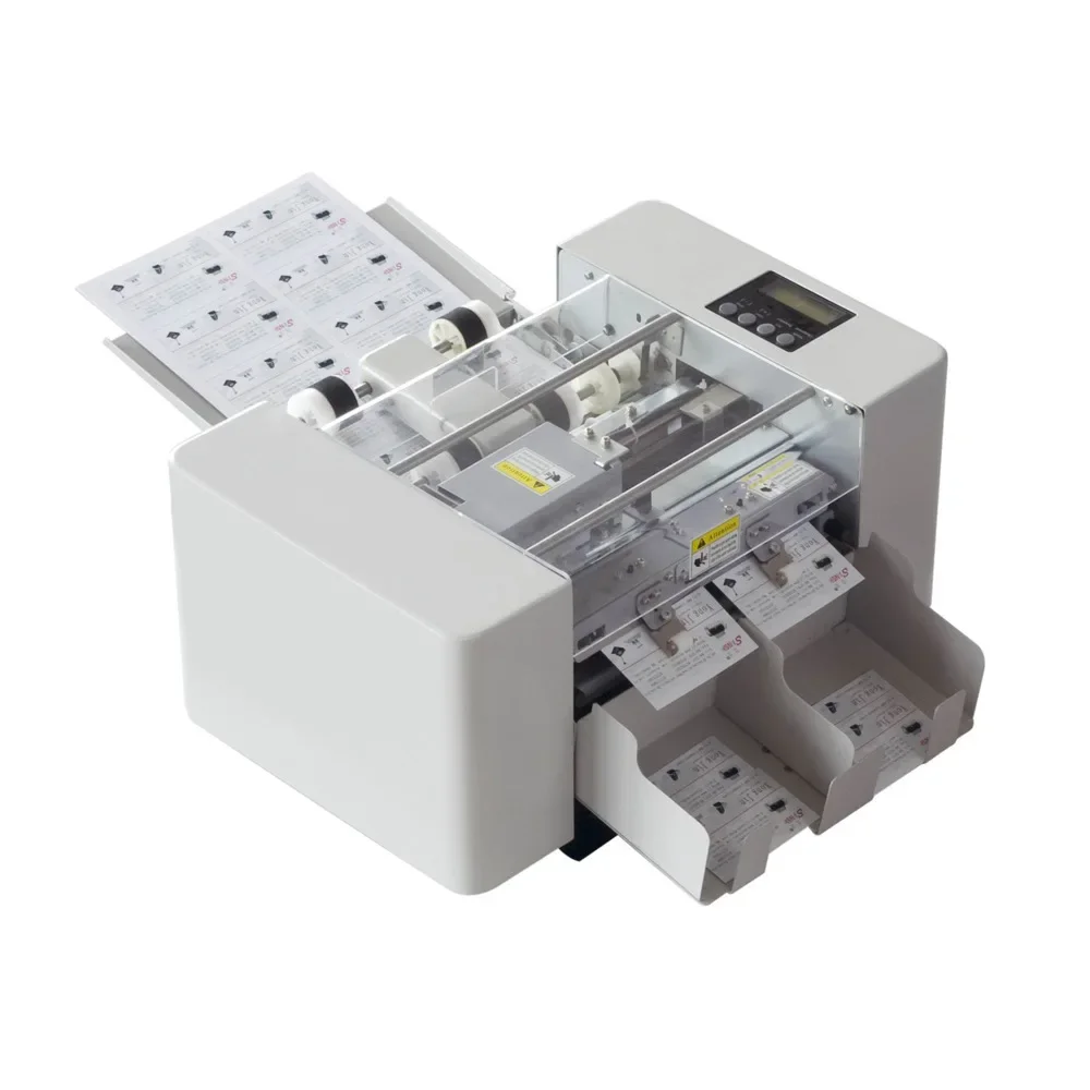 

Automatic Business Card Cutting Machine ,85*55mm Medium And High Speed Cutting Machine