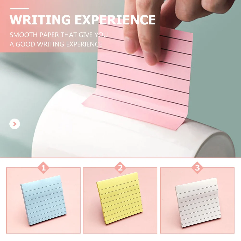 10 قطعة ملاحظات لاصقة مميزة ورقة ناعمة لوحات مذكرة لاصقة قوية مكتب المنزل استخدام مذكرة رسالة ذاتية اللصق #2