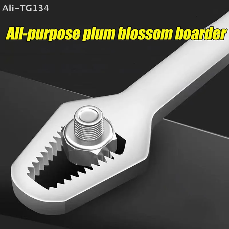 

2Pcs 8-24mm Universal Torx Wrench Self-tightening Adjustable Glasses Wrenches Board Double-head Torx Spanner Hand Tools For Fact