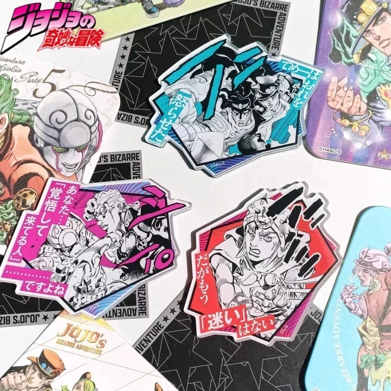 SHONEN JUMP SHOP JoJo's Bizarre Adventure imán para nevera Anime dibujos animados joyería de moda accesorios colección de personajes pasatiempos