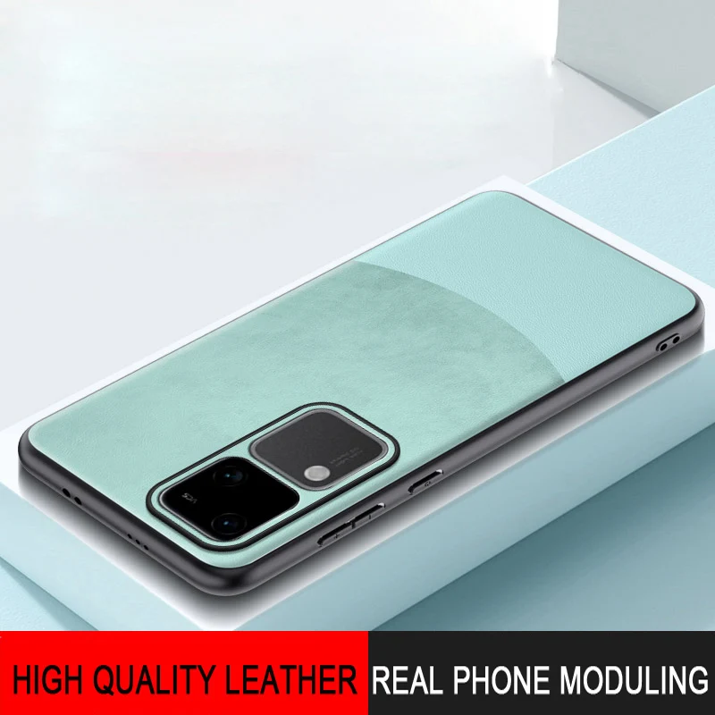 For Vivo V30 Чехол для Case Cover Coque Funda Shockproof Luxury Leather Case For Vivo V30