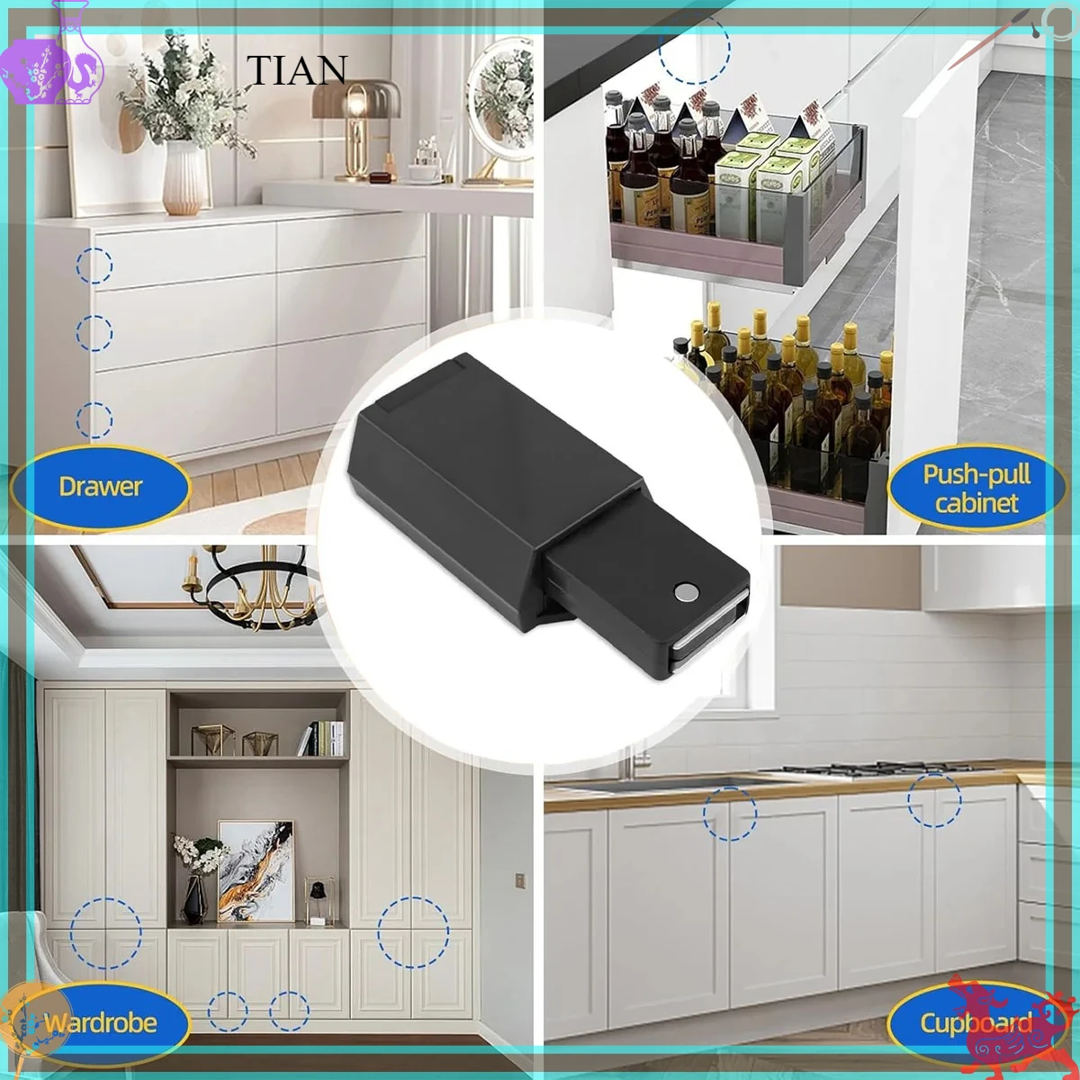 Magnetic Push Latch Heavy Duty - Hardware recension och pris