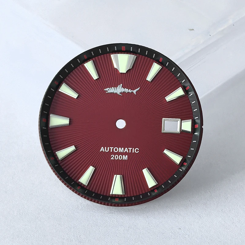 

Heimdallr 3,0 часа 34,5 мм циферблат часов C3 супер светящиеся для NH35A циферблаты часов подходят для часов для дайвинга