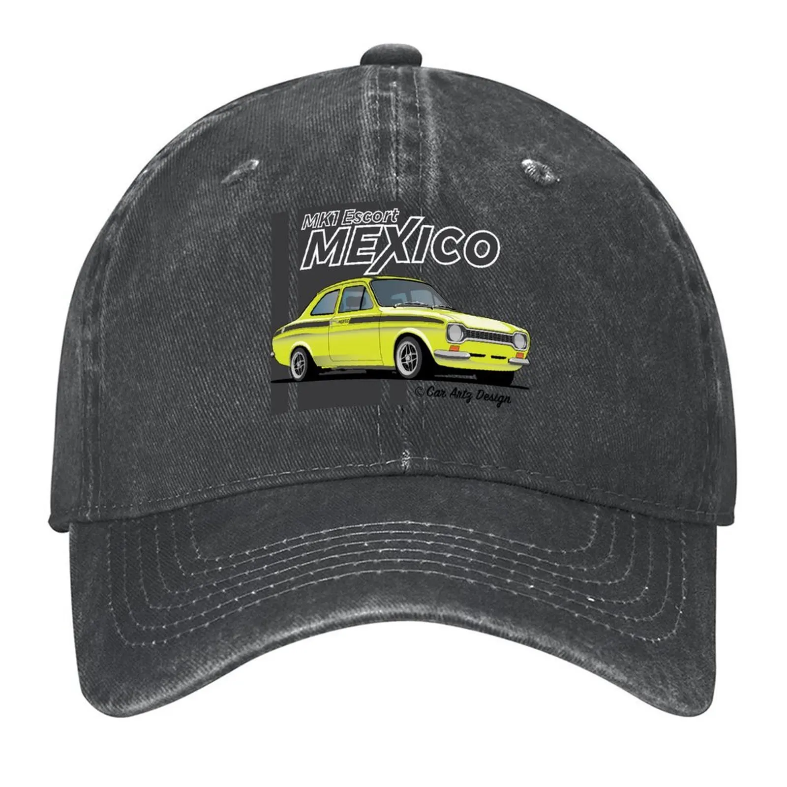 

Mk1 Escort Mexico (Green + Black) Baseball Cap men's big size hat Streetwear Sports Cap Unique hats Men Hats Women's