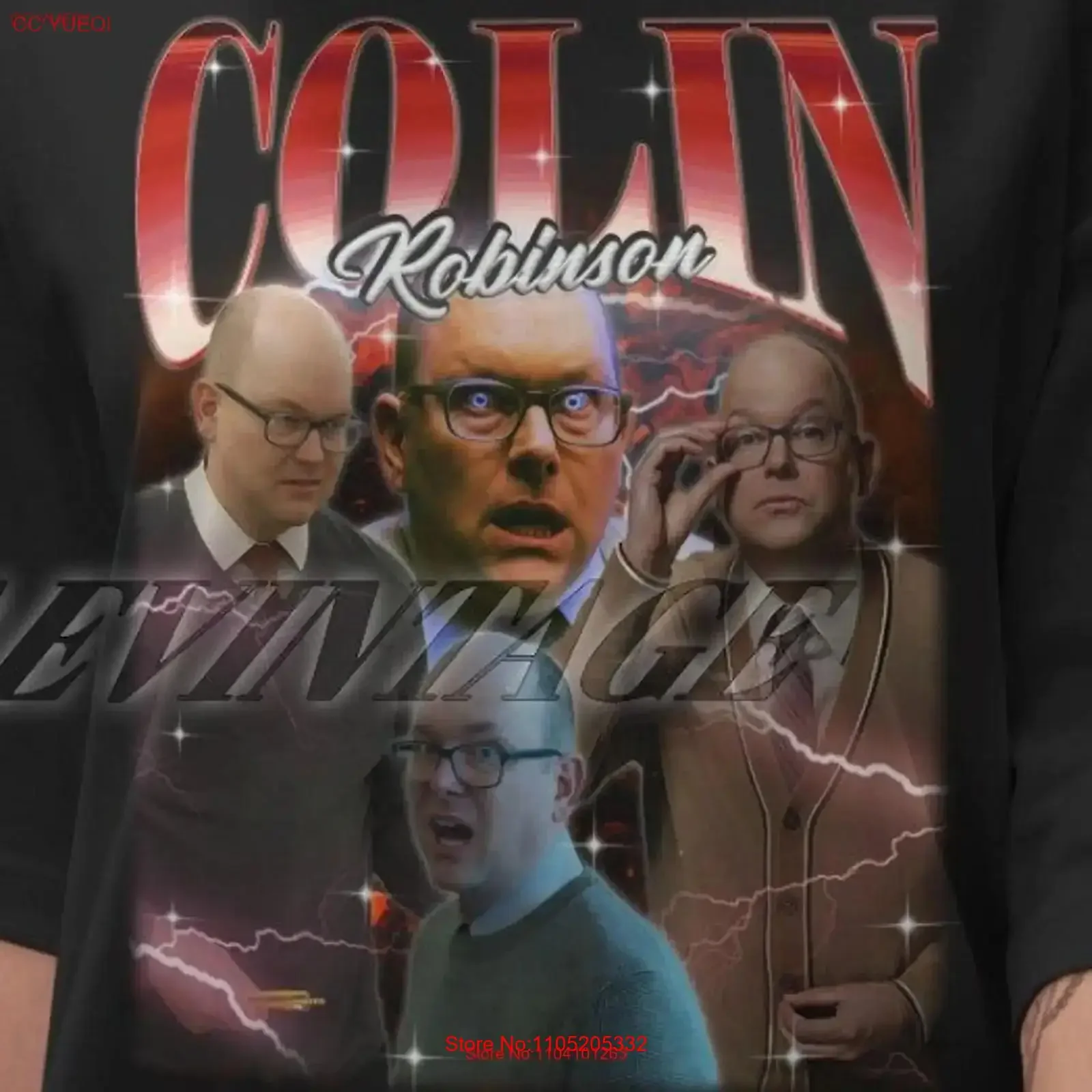 Limited Colin Robinson Vintage T Shirt Retro 90s Fan Homage vintage Washed designer clothes homme Unisex Stretched Breathable