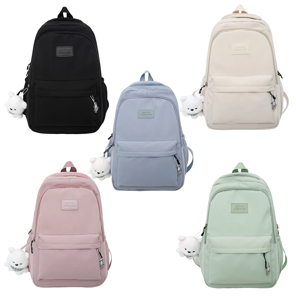 Casual Book Bags Large Capacity Woman Backpack Simple Fashion for Outdoor Sport