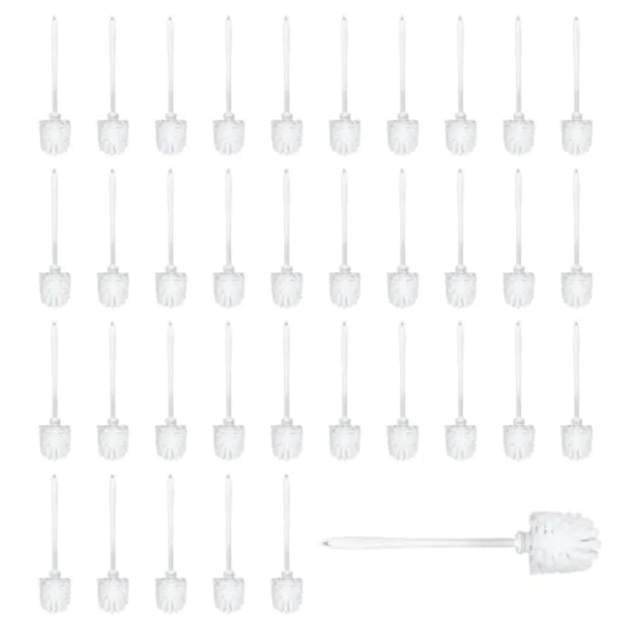 

35pcs Toilet Brushes Pack Toilet Brush Only Long Toilet Brush Heavy Duty Toilet Brush Commercial Toilet Brush Long Handled Toil