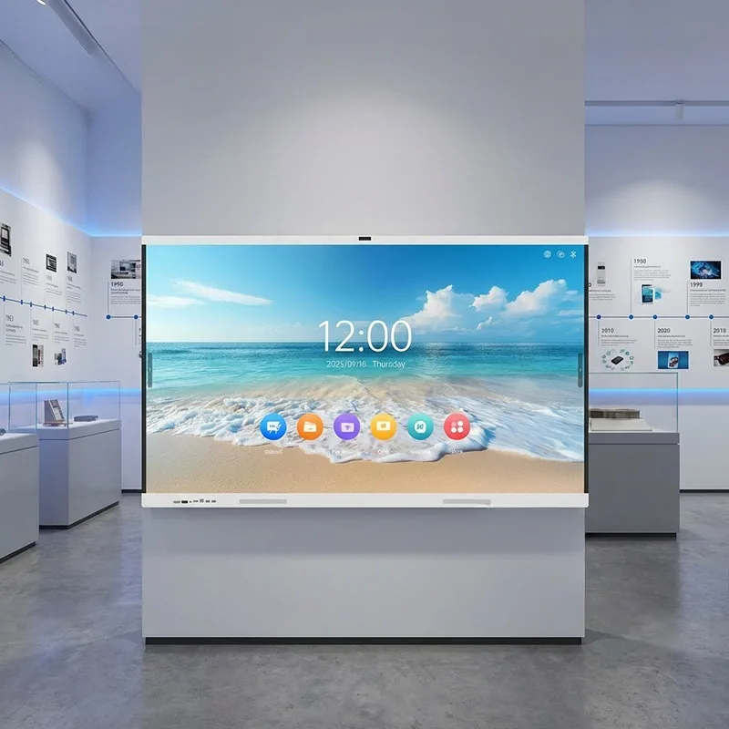 

4K interactive smart whiteboard, zero-gap anti-glare wireless sharing