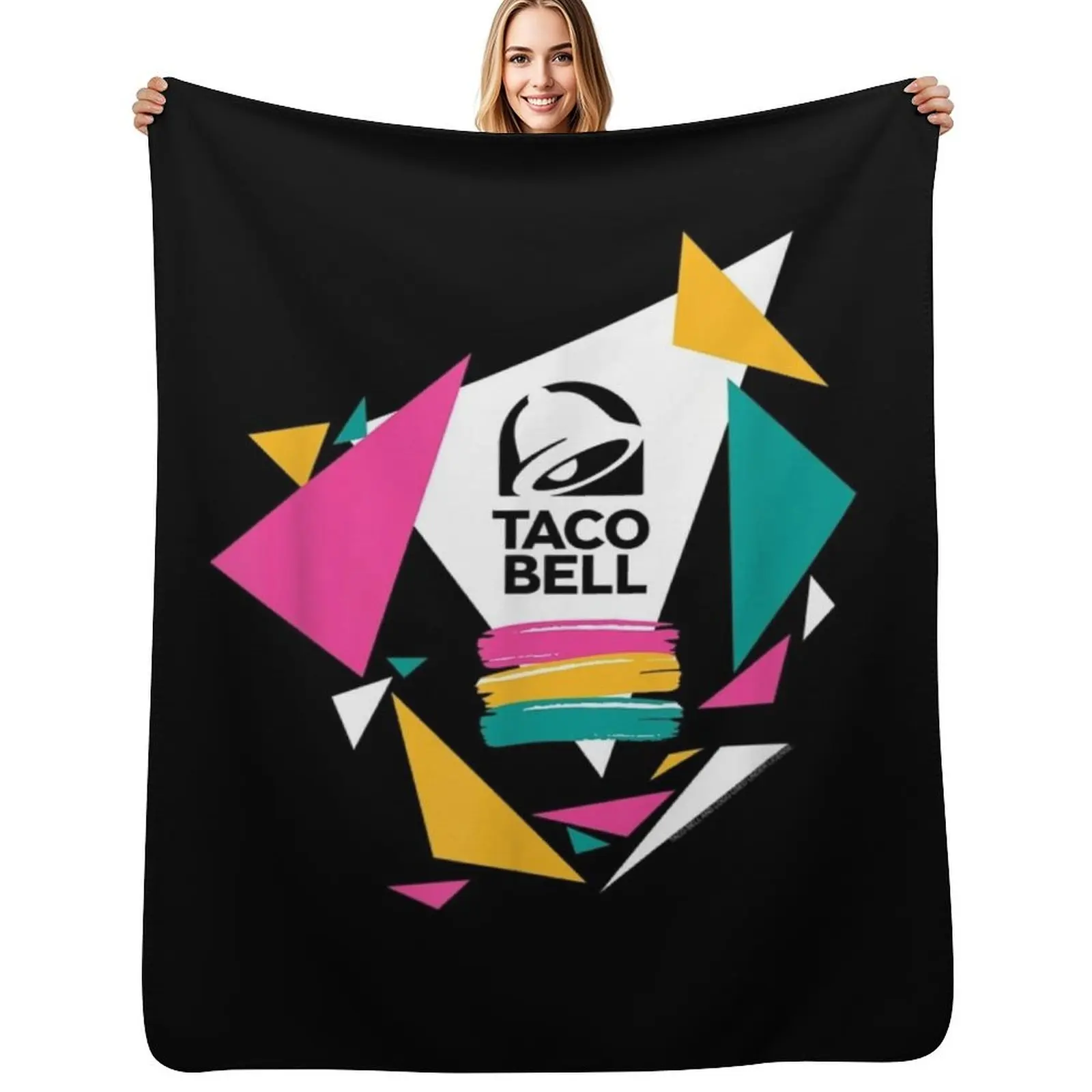 

Забавное одеяло с изображением тако, классическое одеяло-плед, многоразовое, прочное, мягкое, для всех сезонов.