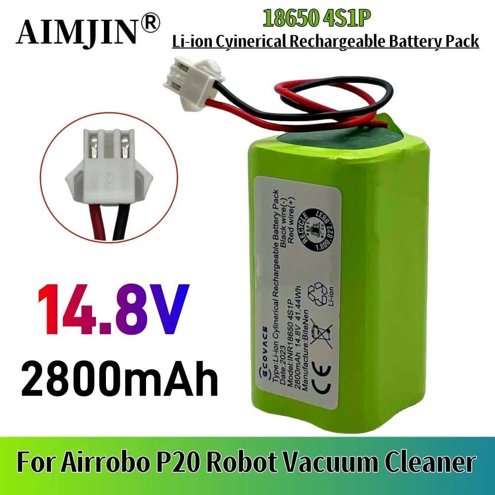 

14.8V 2800mAh Lithium Battery 4S1P for DEXP MMB-300 X500 X520 X600 Mamibot EXVAC660 EXVAC880 Robot Vacuum Cleaner Battery