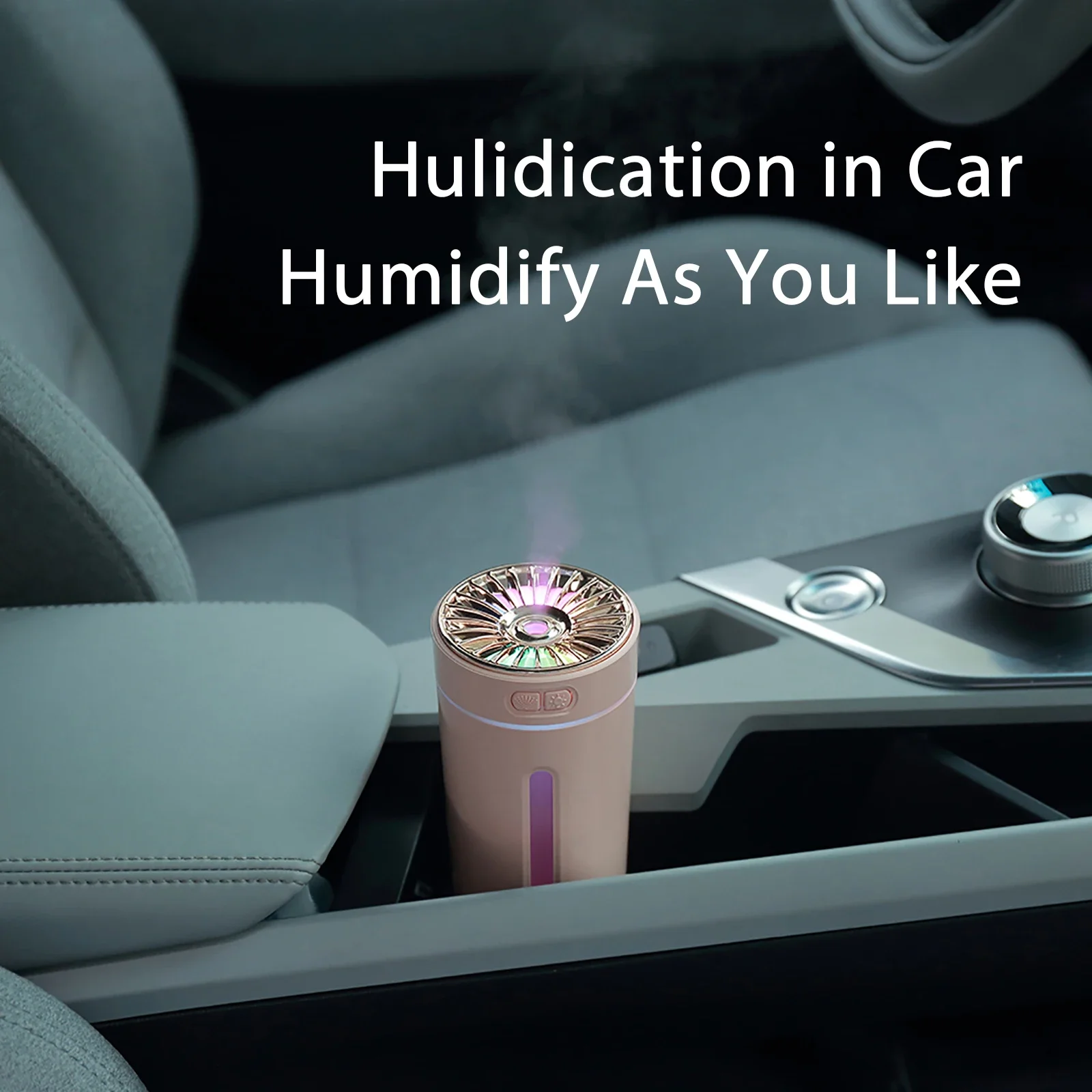 Автомобильный увлажнитель воздуха 300 мл, мини-портативный спрей-освежитель воздуха, домашний светодиодный небольшой испаритель эфирного масла, диффузор аромата в помещении