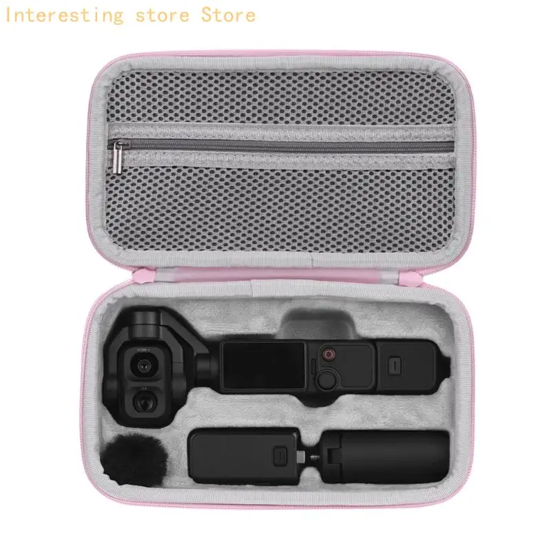 Tragbare Kamera-Aufbewahrungstasche für Pocket 4P, kleine Kameraausrüstung, Hartschalen-Tragetasche für Reisetage und den – Detail 7