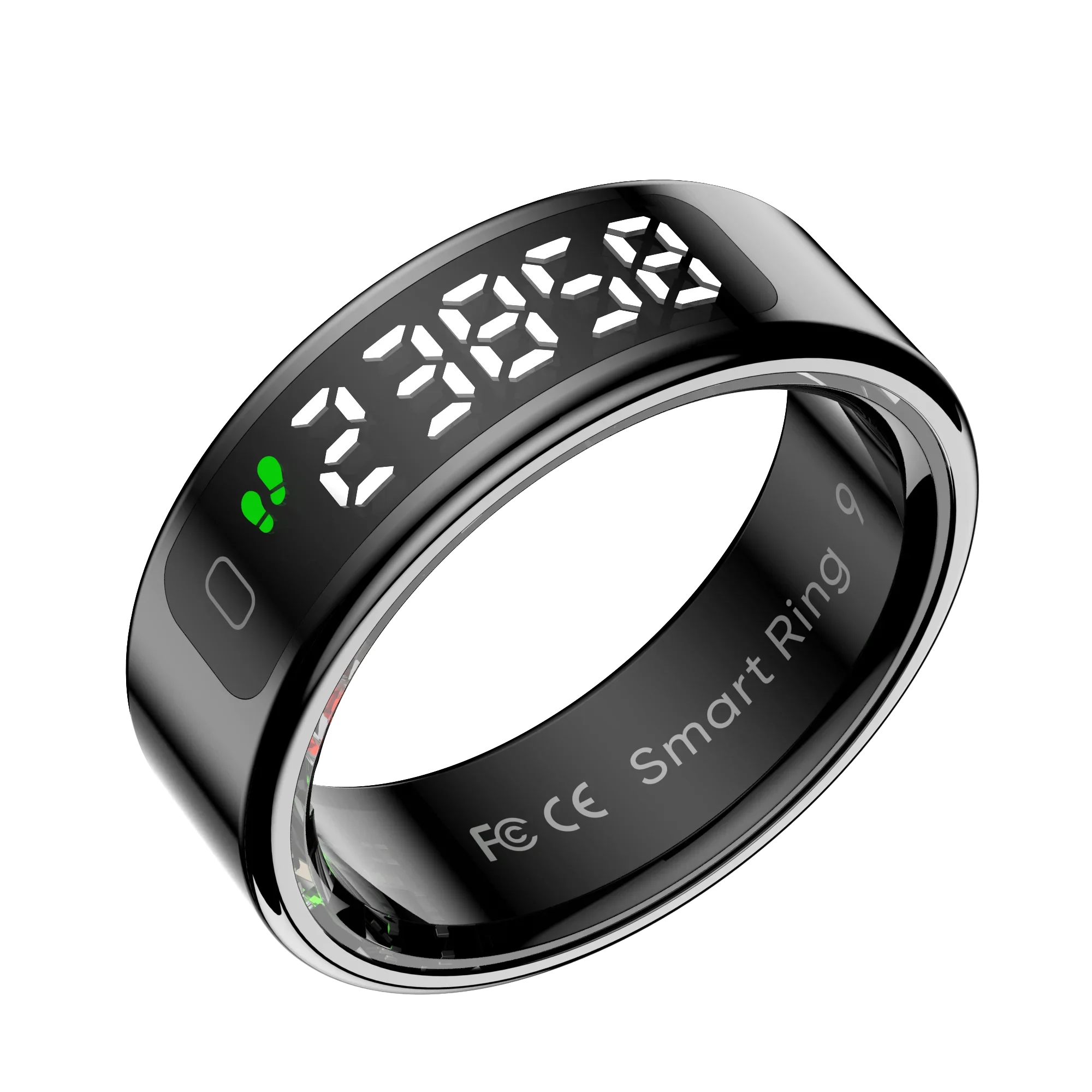 

R11 Smart Ring 3.3g 5ATM Waterproof Wireless Charging Heart Rate Sleep Health Step Distance Fitness Tracker