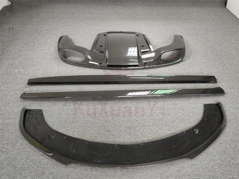 Carbon fiber aerodynamic kit for 12-14 Bentley GT v8 carbon fiber front lip side skirt rear diffuser body kit body kit