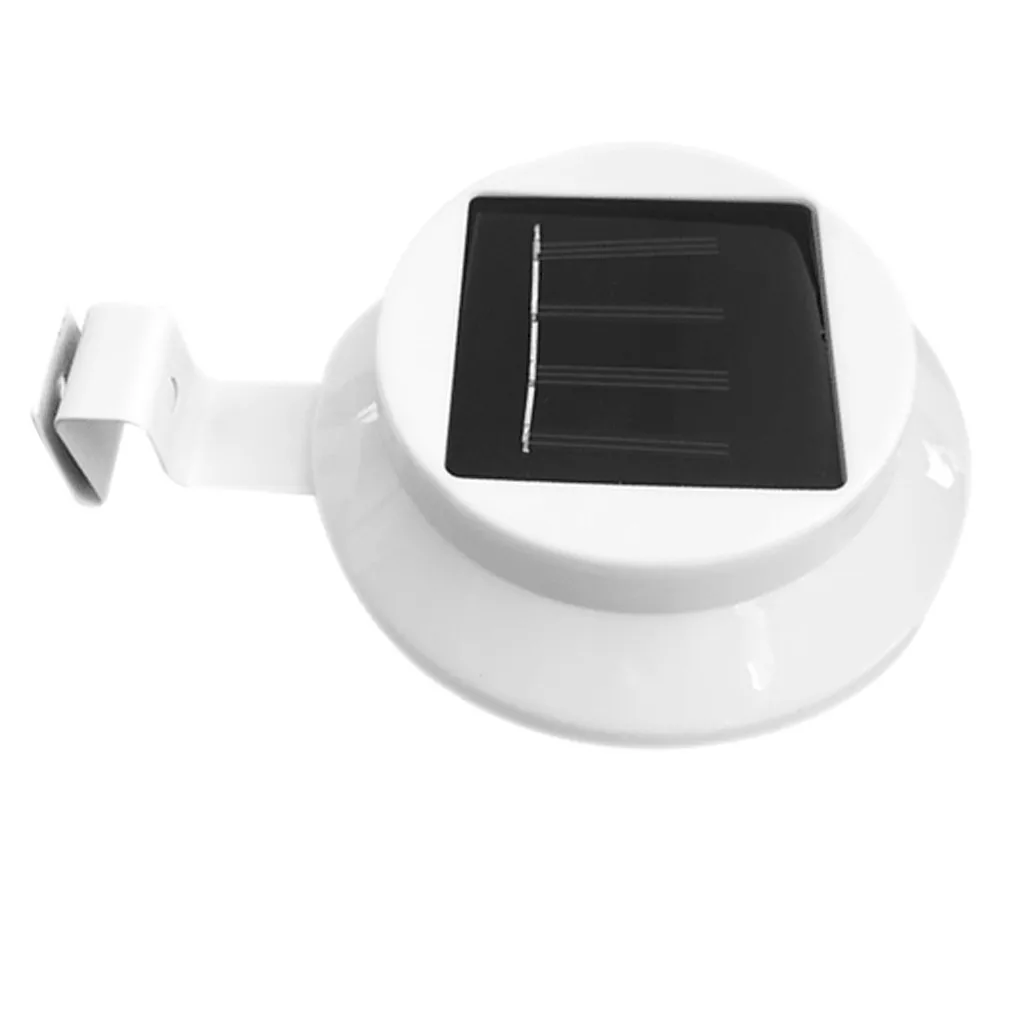 Solar betriebene LED-Licht Außen terrasse Gartenzaun Induktion lampe 5w wiederauf ladbare Lampe, weißes, weißes Licht