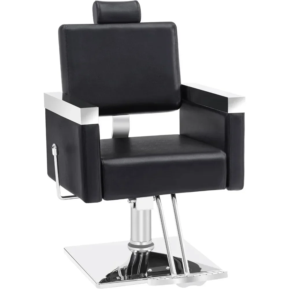 

Classic Recline Hydraulic Barber Chair Salon Spa Chair Hair Styling Beauty Equipment