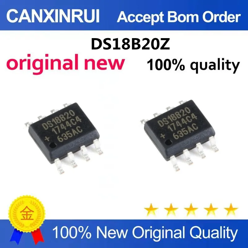 New original DS18B20 DS18B20Z patch SOP-8 temperature sensor chip can be taken directly