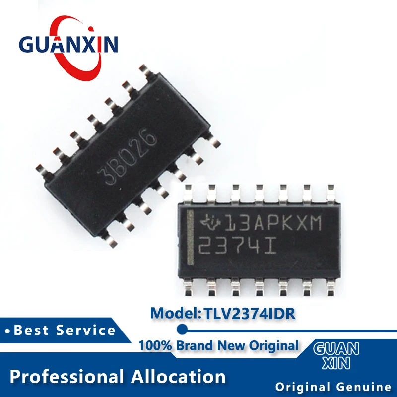 

100% New electronics TLV2374IDR TLV2374ID SOIC-14 Marking 2374I TLV2374