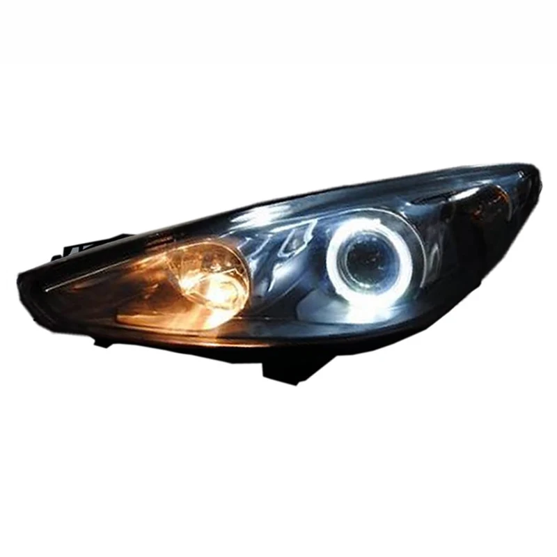 Customized Full LED Headlights For Peugeot 308 2008-2014 Bi-xenon Projector Lens Front Lamps With DRL view 3