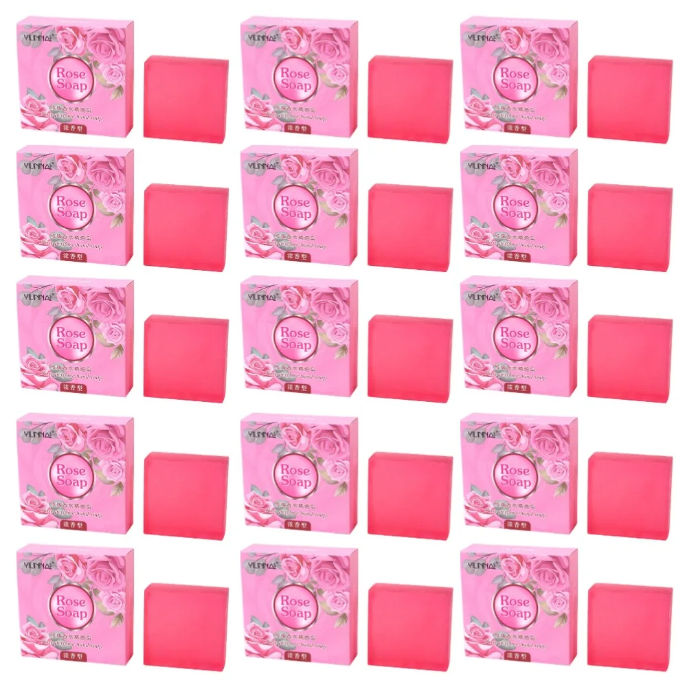 

﻿ Чистое ручное мыло с натуральным розовым эфирным маслом, женское питательное мыло, стойкий аромат, длинное очищающее средство для рук для купания Per