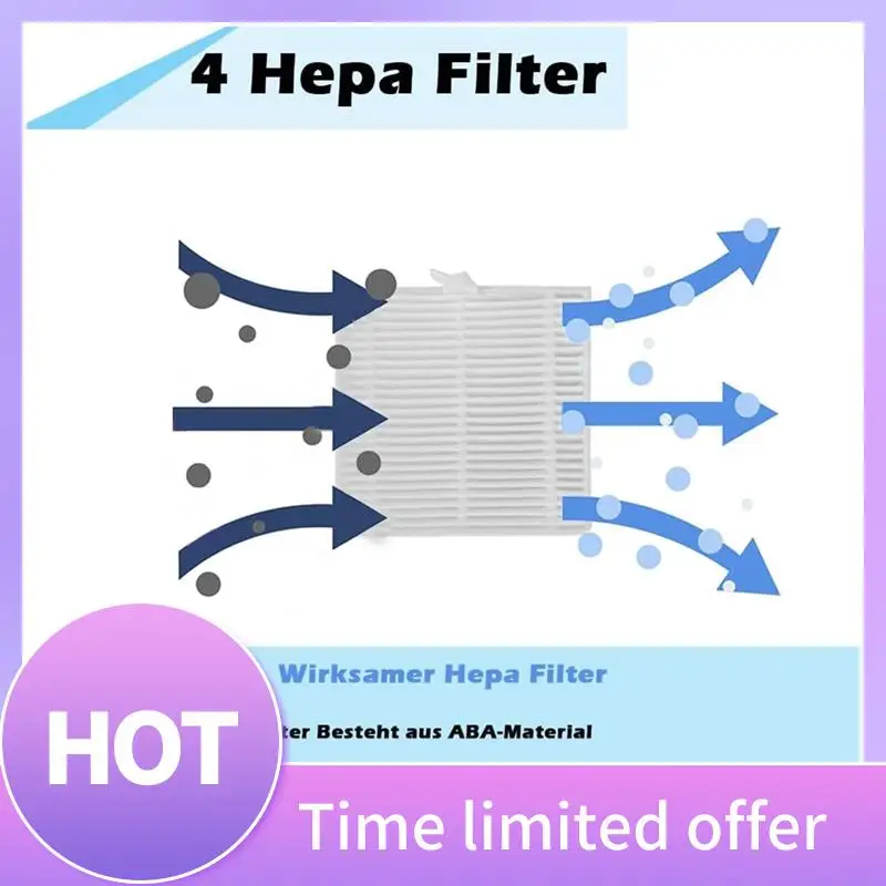

B69C For Airrobo T20 Robot Vacuum Cleaner Main Side Brush Hepa Filter Mop Cloth Dust Bags Replacement Parts