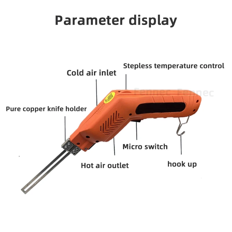 Electric Hot Knife Foam Cutter Air Cooled Polystyrene Foam Cutting Tool Machine Slotting Engraving Insulation Board 220V