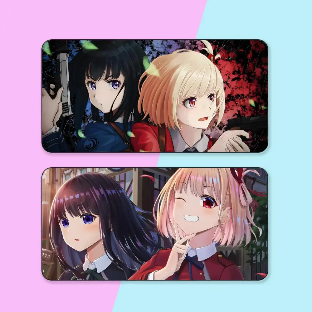 

Lycoris Recoil Mouse Pad Rubber Computer Laptop Official Game Super Colored Print Aesthetic Pretty Popular Fashion Luxury Mat