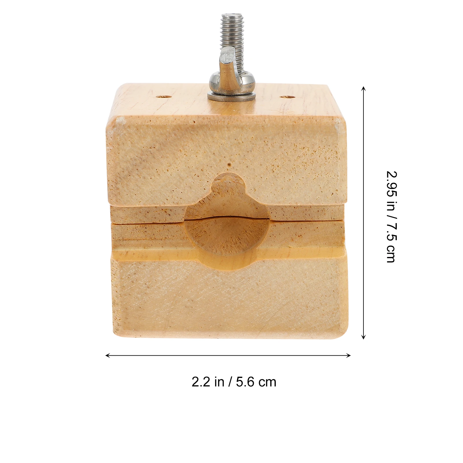 

Wooden Vise Clamp Repair Tool Durable Metal Compact Design Safe Removal Watch Case Back Various Sizes Practical