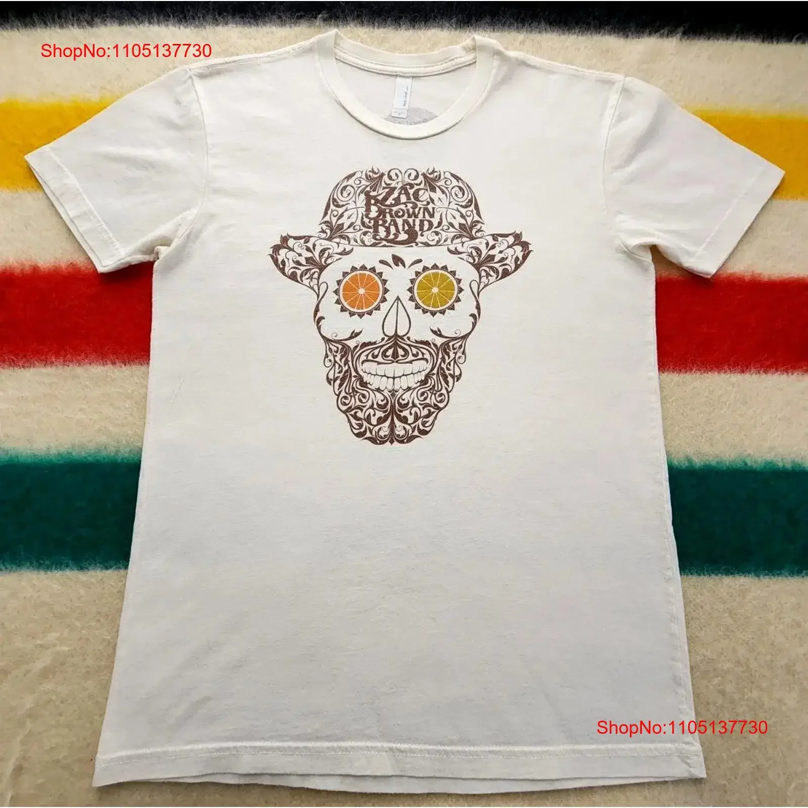 ZAC BROWN BAND تي شيرت 2015 جولة العلامة SM خمر غسلها أزياء أوم أنيق تنفس امتدت للجنسين مصمم الملابس