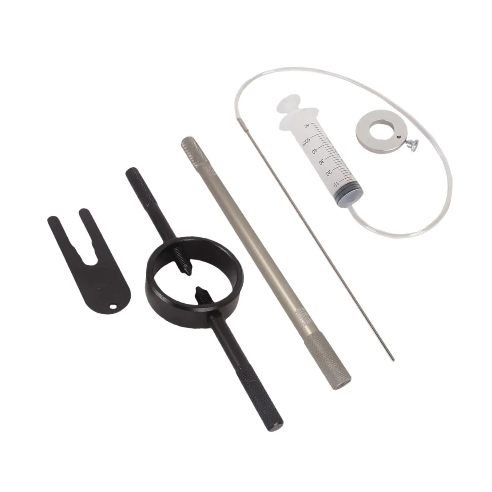 

Generic Motorcycle Fork Repair Tool Kit with Damper Rod Cartridge Rod Holding Tool Sturdy Simple Assembly Fork Oil Level Tool