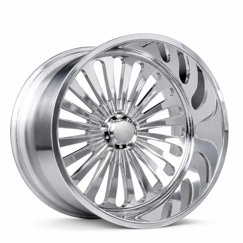 Custom Deep Dish Monoblock 2 Piece Forged  Truck Wheel 20 22 24 Inch Aluminum Alloy Chrome Wheels 5x130 6x139.7 for F350