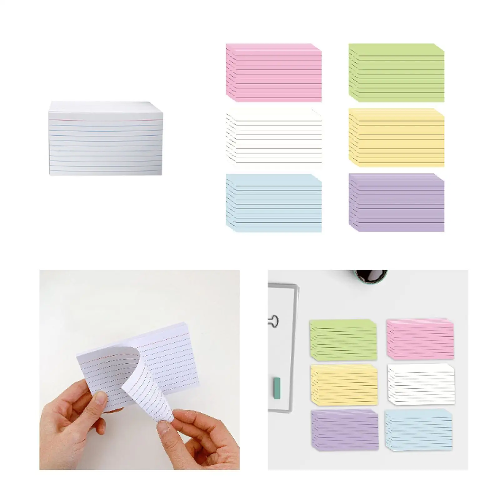 Index Cards Lined Studying Notes Ruled Index Cards Notecards Lined Flash Cards for School Learning Business Home Office Supplies