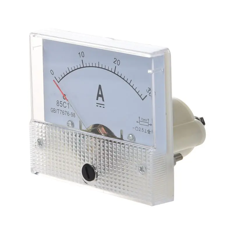 AA81-2X 85C1 Analog Current Panel Meter DC 30A AMP Ammeter