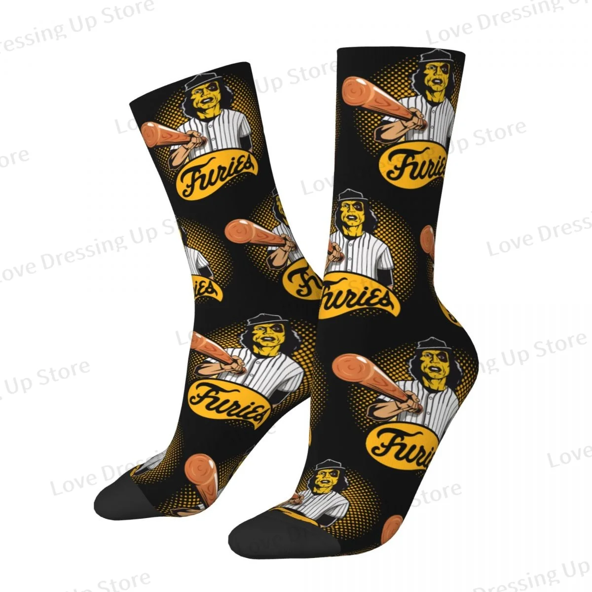 Warriors Baseball Furies Men Women Socks Windproof Novelty Spring Summer Autumn Winter Stockings Gift