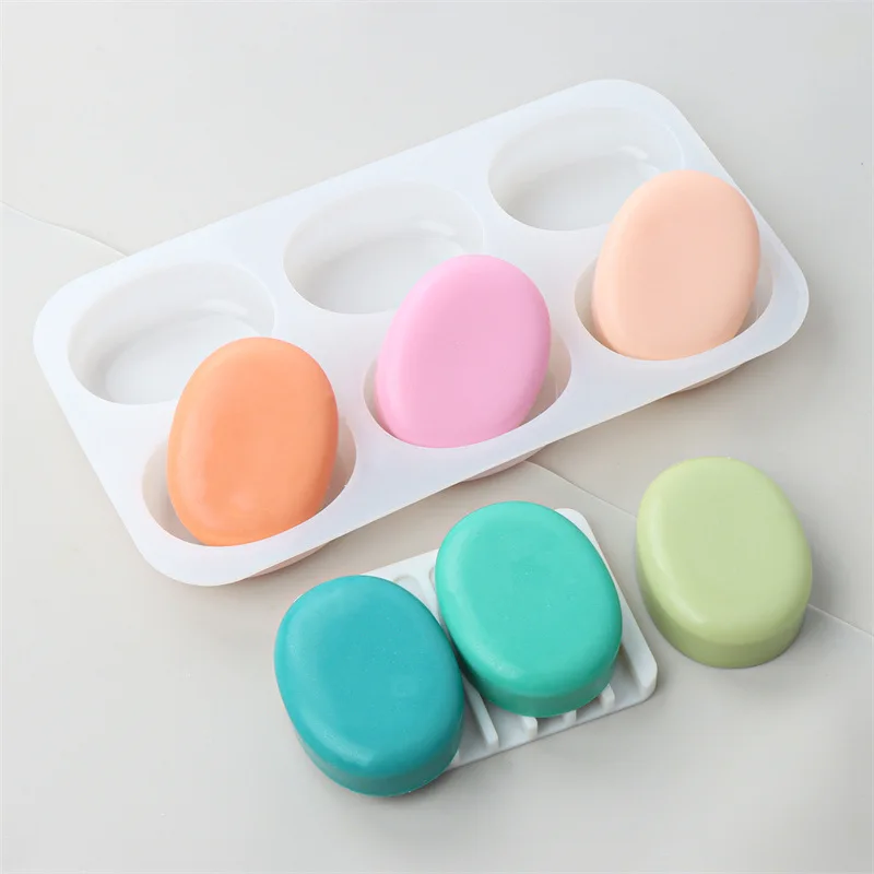 

Handmade soap making tools, six in one silicone mold, bee pattern Flamingos series