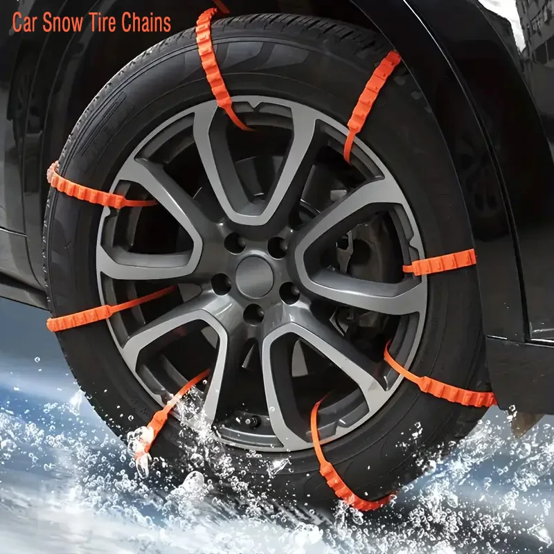 

Emergency Tire Chains Set AAZRZRZ 24Pcs Tyre Chains Car Anti-skid Chain for Sedan SUV Light Pickup Truck