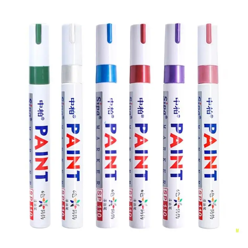 Fine Tip Oil-Based Paint Pen Paint Markers Repair Marker Pens Perfect Gift for Friend and Family, For Christmas, F19E