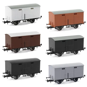 HO Scale 1:87 Model Train Boxcar – 20-Foot Railway Freight Wagon for Model Railroad Layouts & Train Collections 1