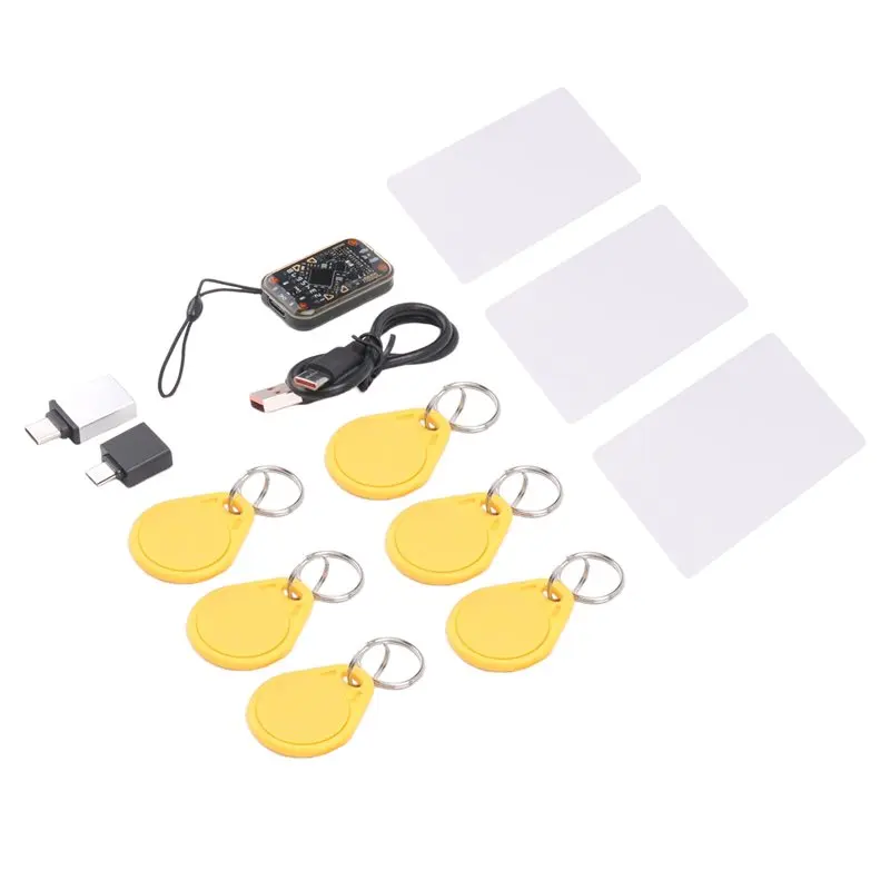 【Shop Now】Chameleon Ultra V2.0 RFID Ultimate Emulator NFC Duplicator+3XCUID 6XUID Keychain 125Khz 13.56Mhz Card Decode RFID Read