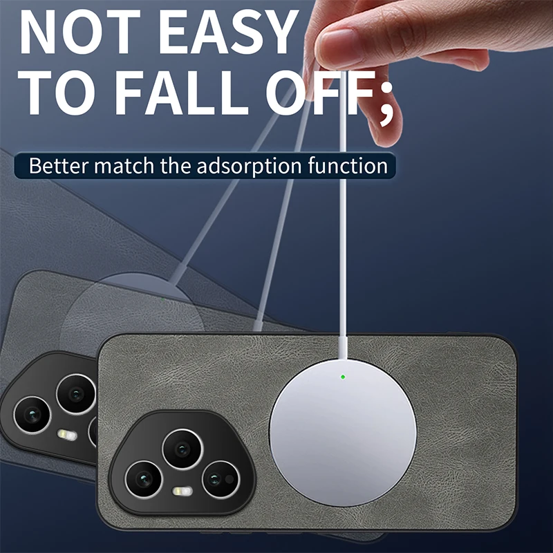 Para Honor 400 Pro funda nueva de gama alta de cuero liso funda magnética agradable a la piel a prueba de caídas para Honor 400 Lite a prueba de golpes Fudna