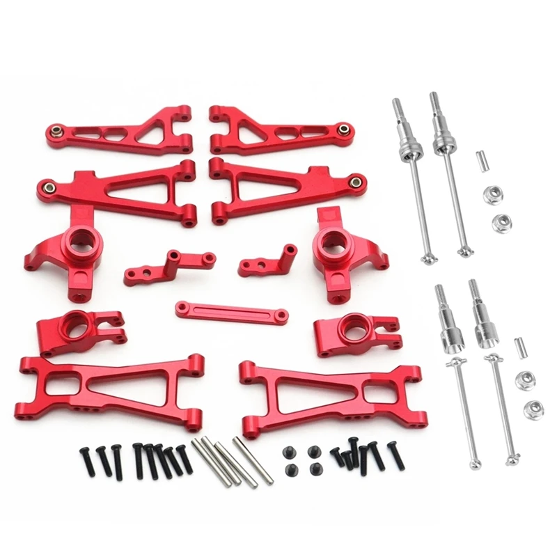 Set di bracci di sospensione dell'albero motore in metallo per HAIBOXING HBX 16889 16889A 16890 SG1601 SG1602 1/16 RC Auto Aggiornamenti Parti