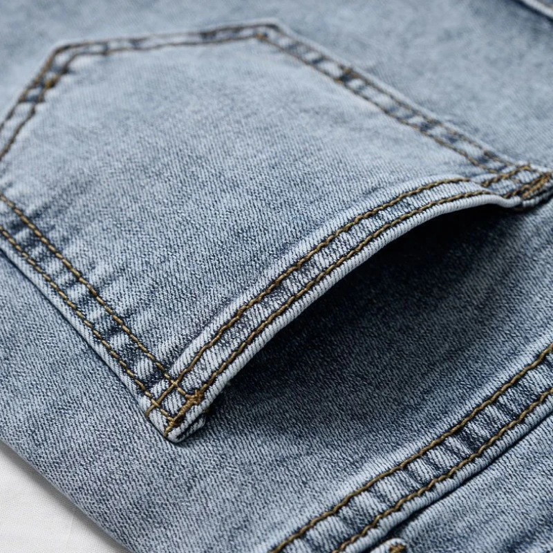 2023 Autumn New Women Trousers Stretch Jeans Tight High Waist Slim Fit Pencil Pants Fashion Casual Ankle Length Pants