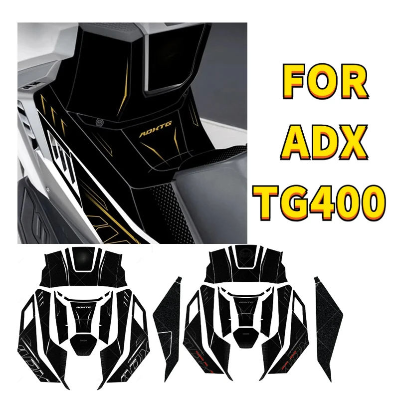 

For SYM ADXTG 400 ADX TG 400 ADXTG400 Motorcycle Anti-Scratch Fuel Tank Stickers Decal Gas Oil Cover Pad Protector Accessories