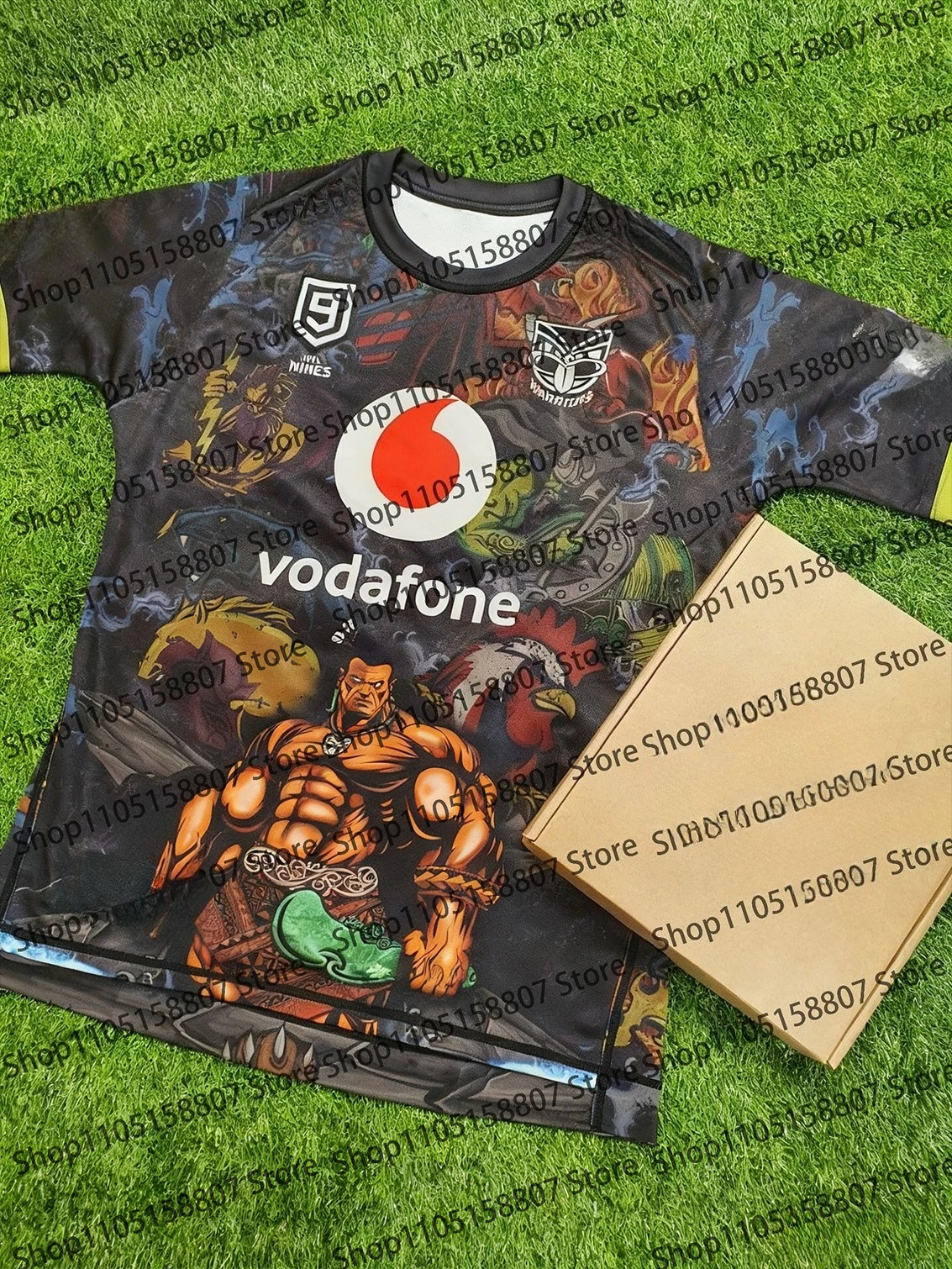 La camiseta de uniforme de entrenamiento de rugby de Warriors de Nueva Zelanda 2026 es imprescindible para hombres y mujeres, con un top de secado rápido